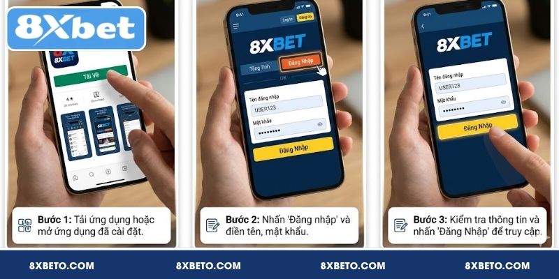 Đăng nhập 8XBET trên máy tính dễ dàng