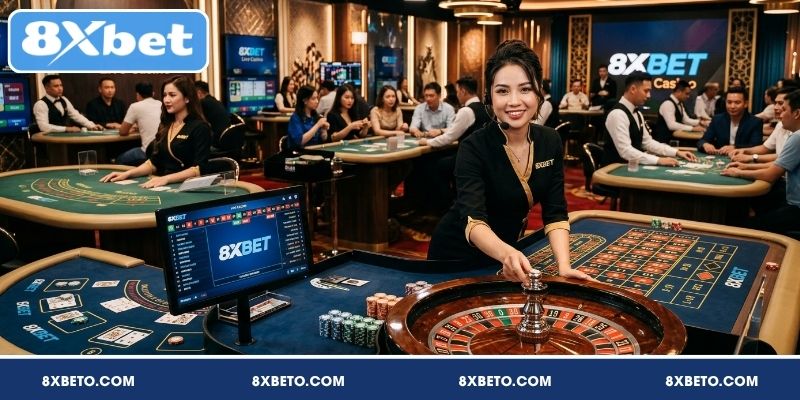 Những điểm hấp dẫn nhất ở live Casino 8XBET trực tuyến