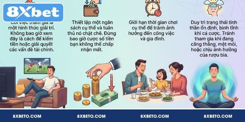 Quy định cá cược có trách nhiệm hiệu quả tại 8XBET