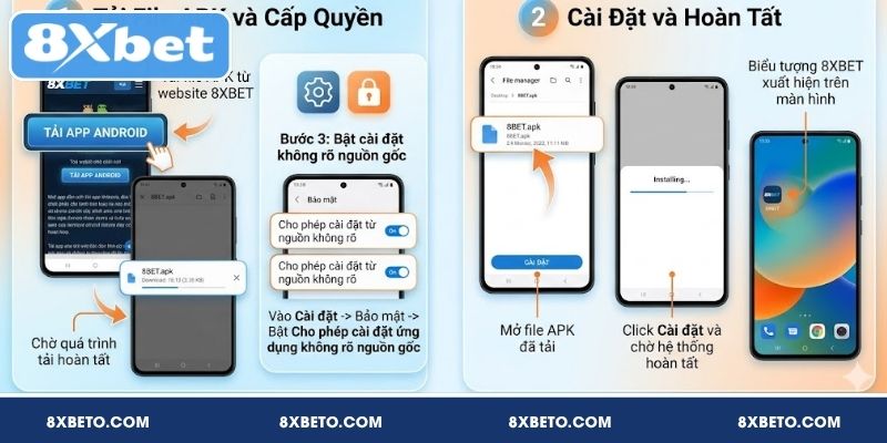 Tải app 8BET trên Android nhanh chóng