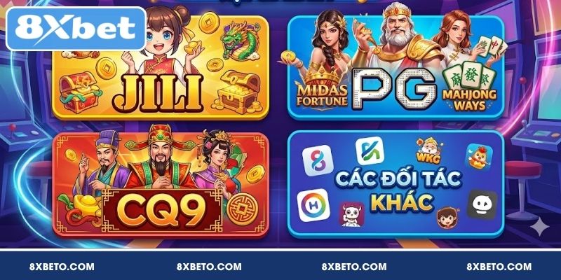 Tổng hợp sảnh nổ hũ HOT, có mặt tại 8XBET